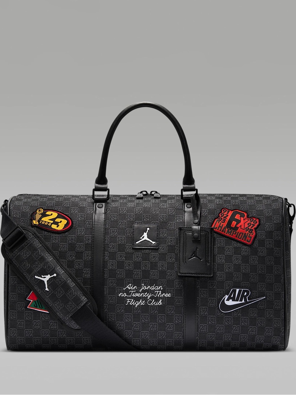 Nike Jordan Monogram Champion Luxury 25L Duffle Bag MM9157-023 Size Medium